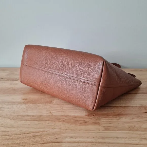 Cuyana Classic Large Structured Tote Rare Organizer Caramel Brown Leather - Picture 7 of 15